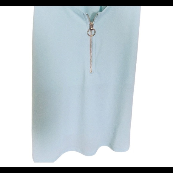 ARDENE Spaghetti Strap Tank With Caged/Criss Cross Back Zip Detail Mint Green XS - Picture 8 of 11